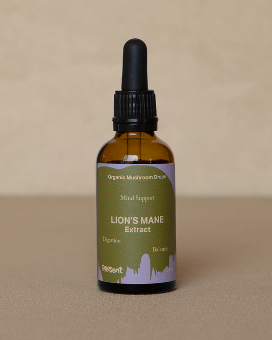 Lion's Mane Extract Drops: Focus & Digestione